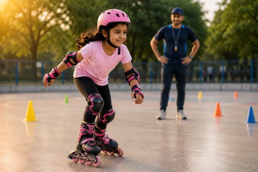 Skating Safety Gear for Kids: What Beginners Actually Need Before Their First Class